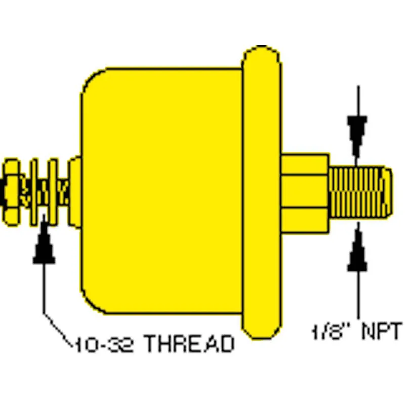 Öldruckgeber Single Station 100psi (6,9 Bar), 1/8" Nptf (Sw: 240-33 Ohm)