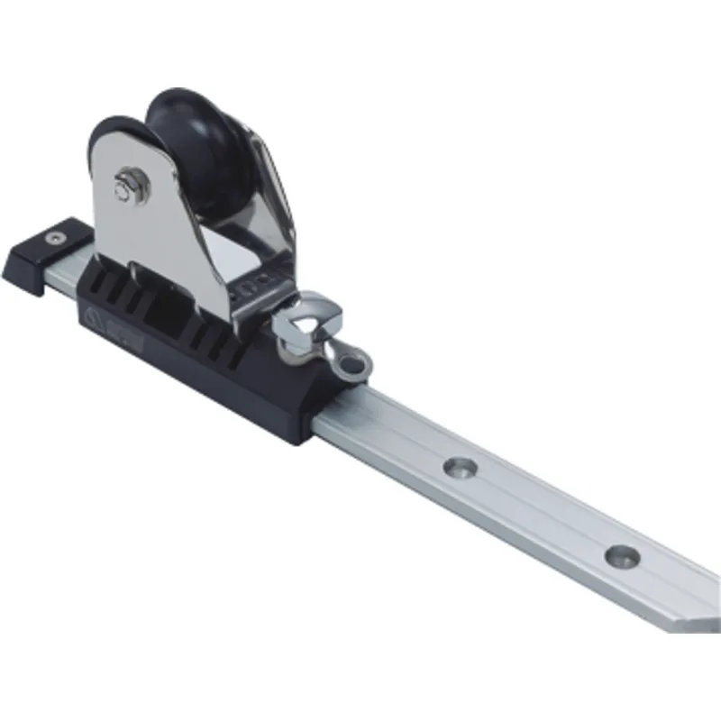 Antal Aluminium/Niro Genuaschlitten 40x8, mit Rolle, 160x60x142mm, Arbeitslast 3800kg