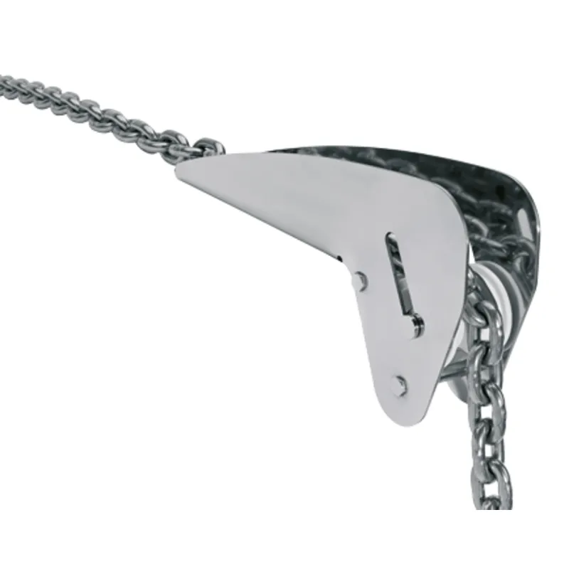 Niro Ankerbugrolle, L=540mm, B=90, H=252mm (Festes Modell mit Beweglicher Rolle, Bis 25kg)