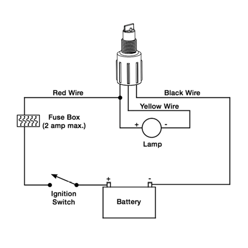 Racor Sensor Wasser Alarm Satz, 12/24v