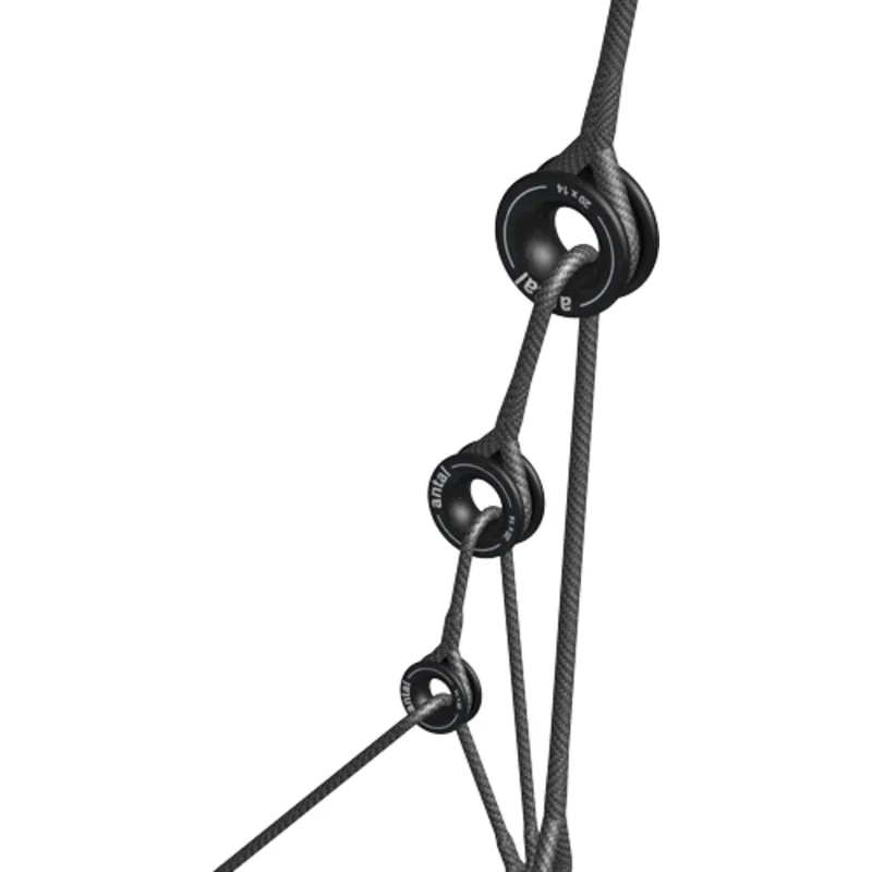 Antal Aluminium Low Friction Ring, D1=28mm, D2=70mm, Ø=20mm, T=31mm, Arbeitslast 6400kg