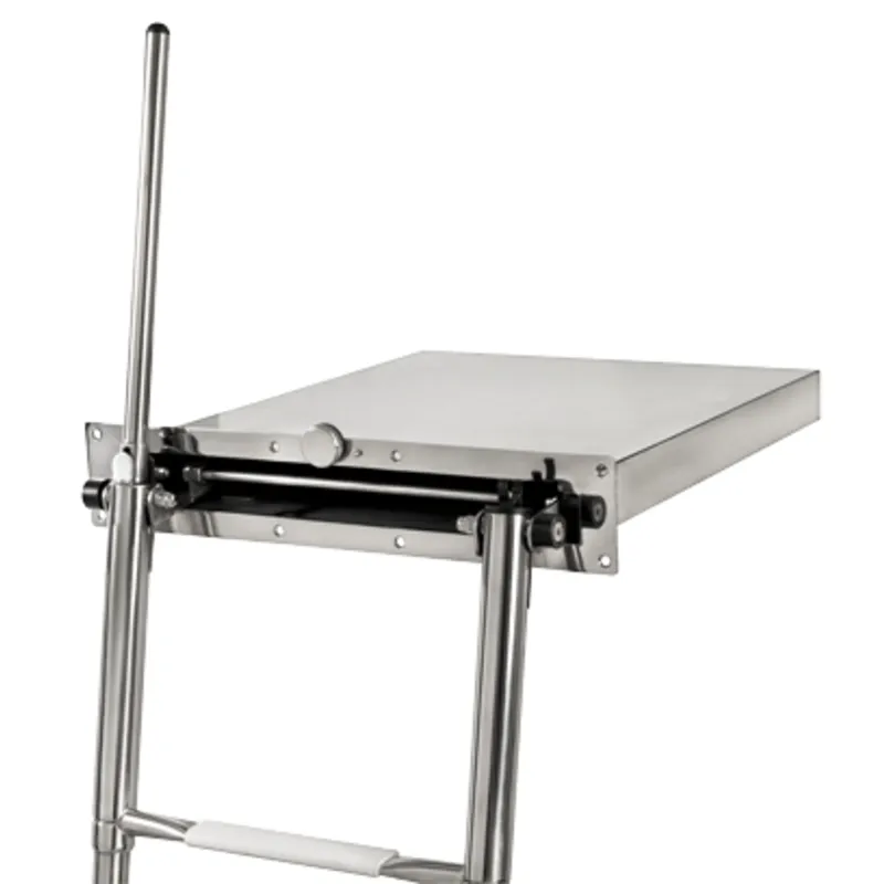 Telescopische zwemtrap model Portofino in cassette 4-treeds met geintegreerde handel