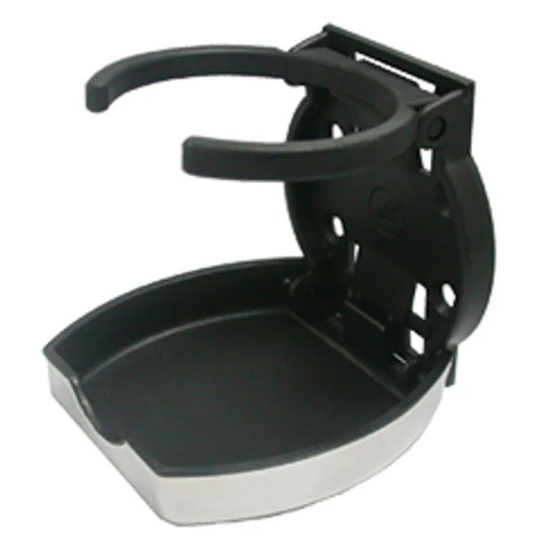 Kunststoff Getränkehalter mit Niro Deckel, Klappbar