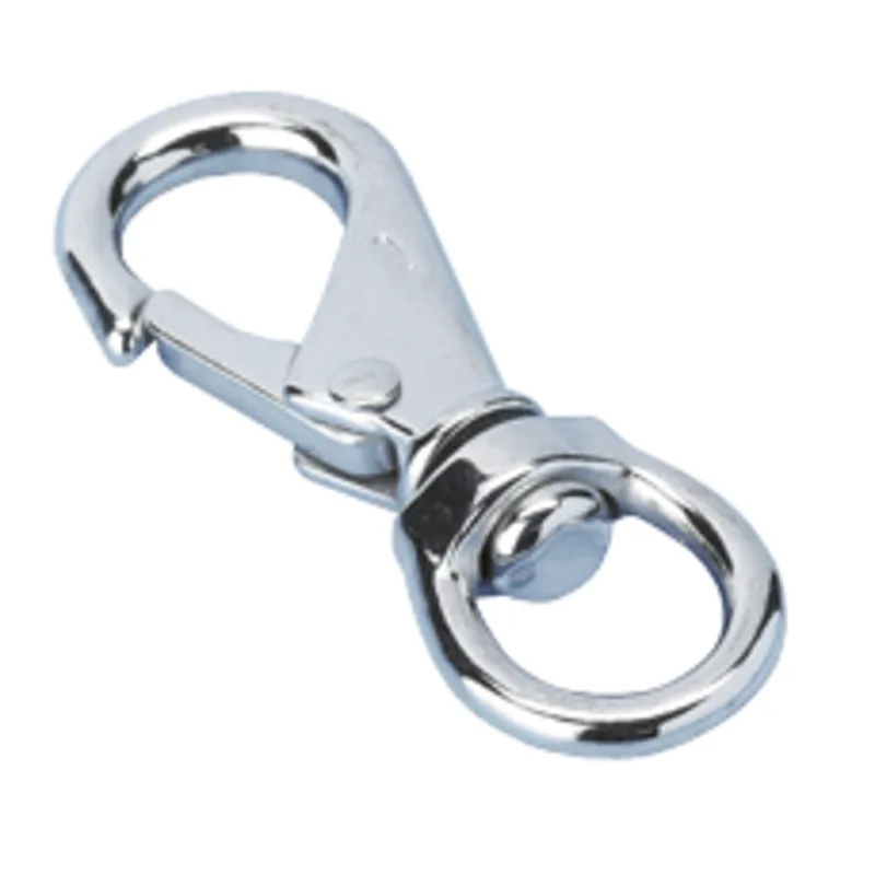 Niro Schnapphaken Wirbelend, Ø22mm, L=113mm