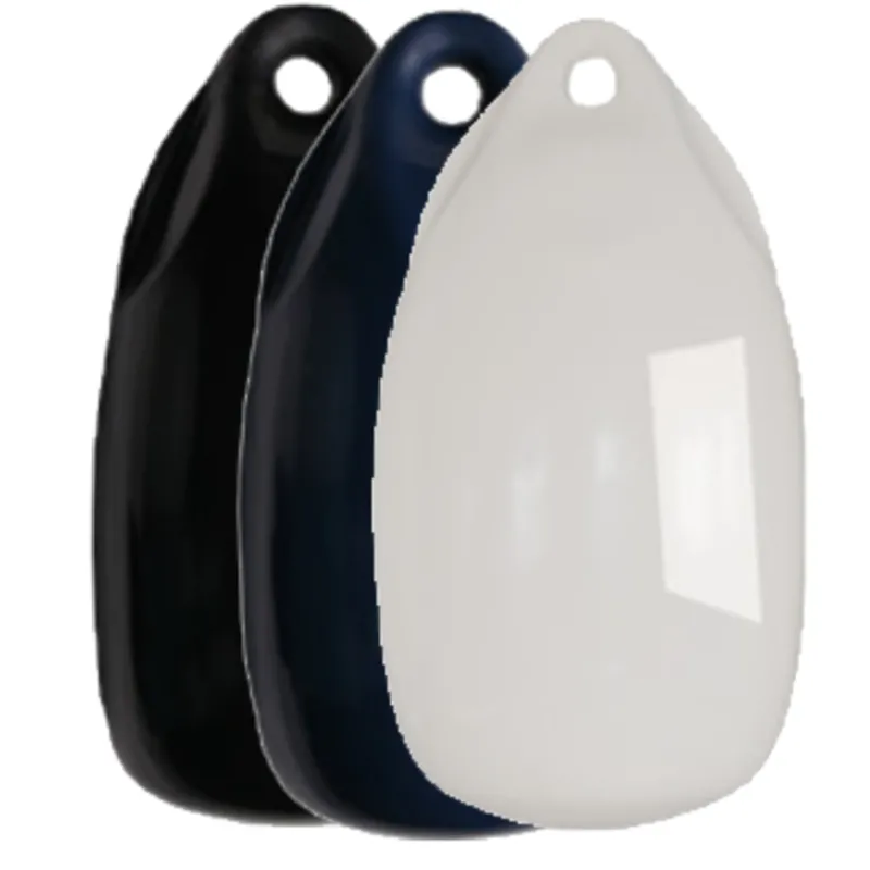 Fender Tropfenmodell 'Dumpy', Ø180mm, L=360mm, Dunkelblau (Größe 2) aufblassbar mit Kugelventil