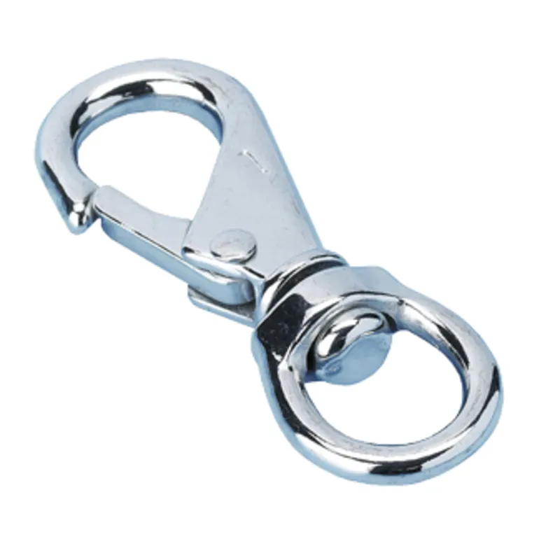 Niro Schnapphaken Wirbelend, Ø22mm, L=113mm