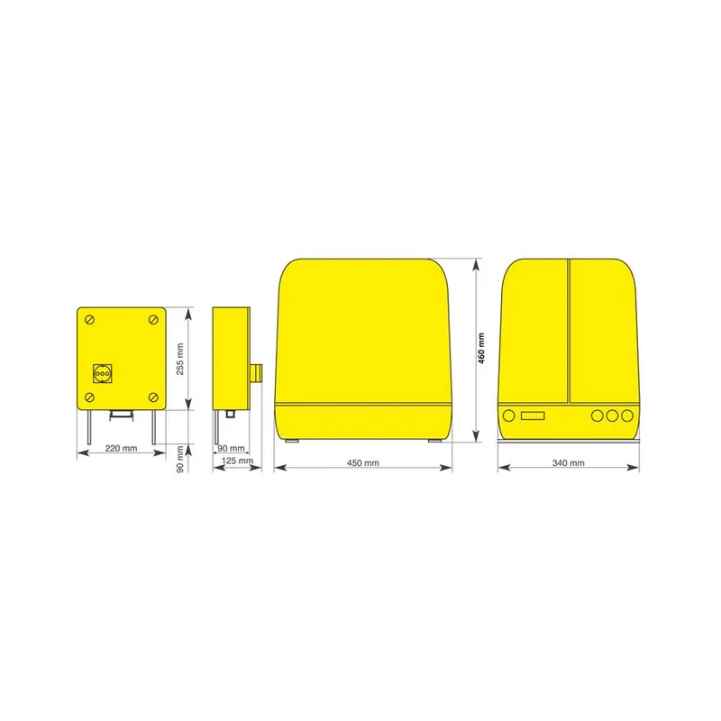 Auspuffsatz für, Ø45mm, für Paguro 6500, 8500, 14000 & 18000