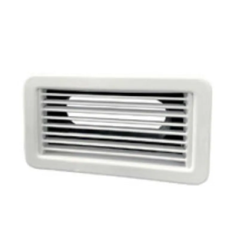 Luftauslassgitter (Plastic), 305x152mm, mit Schlauchanschluss