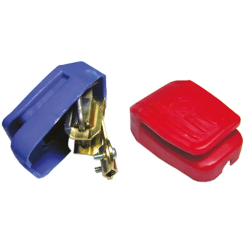 Batterieklemmen, 65x45x24mm, mit Kunststoff-Kappe (Preis Pro Satz)