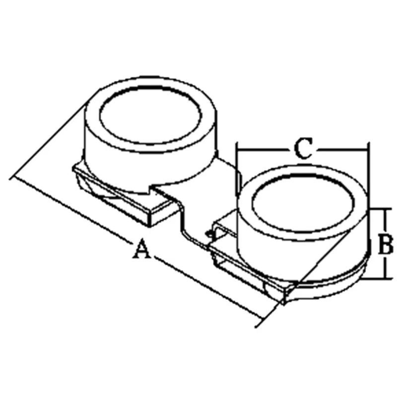 Niro Elektromagnetischer Mini-Signalhornsatz, Zweiklang, 2xø82mm, 12v