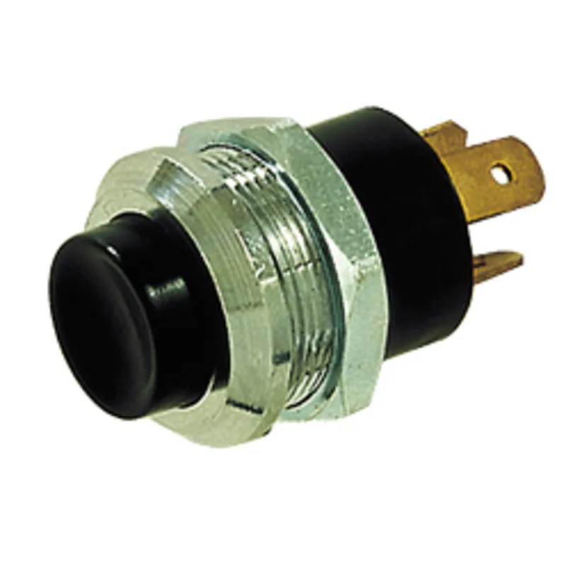 Messing-Verchromter Druck (Kontakt) Schalter, 20a, Bohrloch Ø21mm