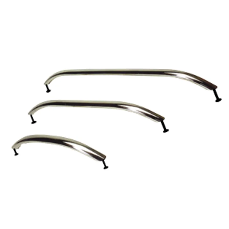 Niro Handlauf mit M8-Gewindestifte, Ø25mm, H=50mm, L=500mm