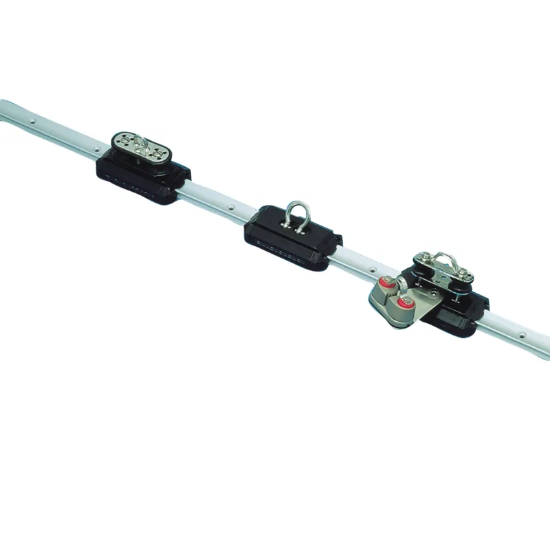 Aluminium Kugelgelagerter Travellerschlitten mit Shackle, L=115mm, Arbeitslast=270kg