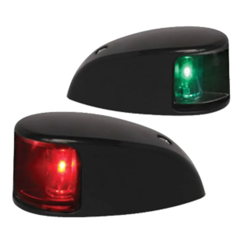 Hella Satz Steuerbord/Backbordlaternen, 2nm, Naviled Ip67, Schwarzes Gehäuse