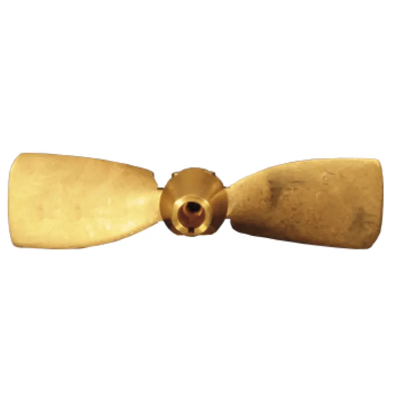Radice 2-Blatt Bronzener Faltpropeller für Welle, 16"X12", Wellenbohrung Ø25mm, Konus 1:10, Rechts