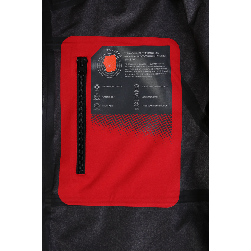 Typhoon Performance Coastal Jacke Gr.XXL - Rot