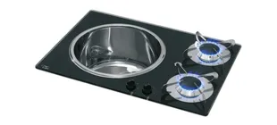 Gaskocher mit Spülbecken