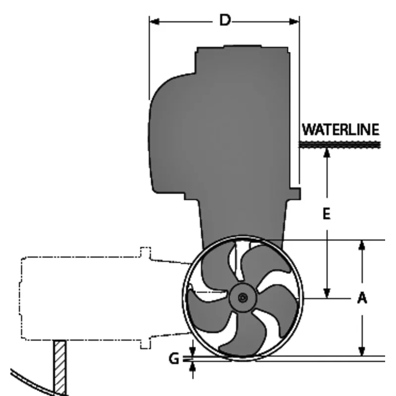 Xforce GFK Tunnelrohr, Ø110mm, L=0,75m