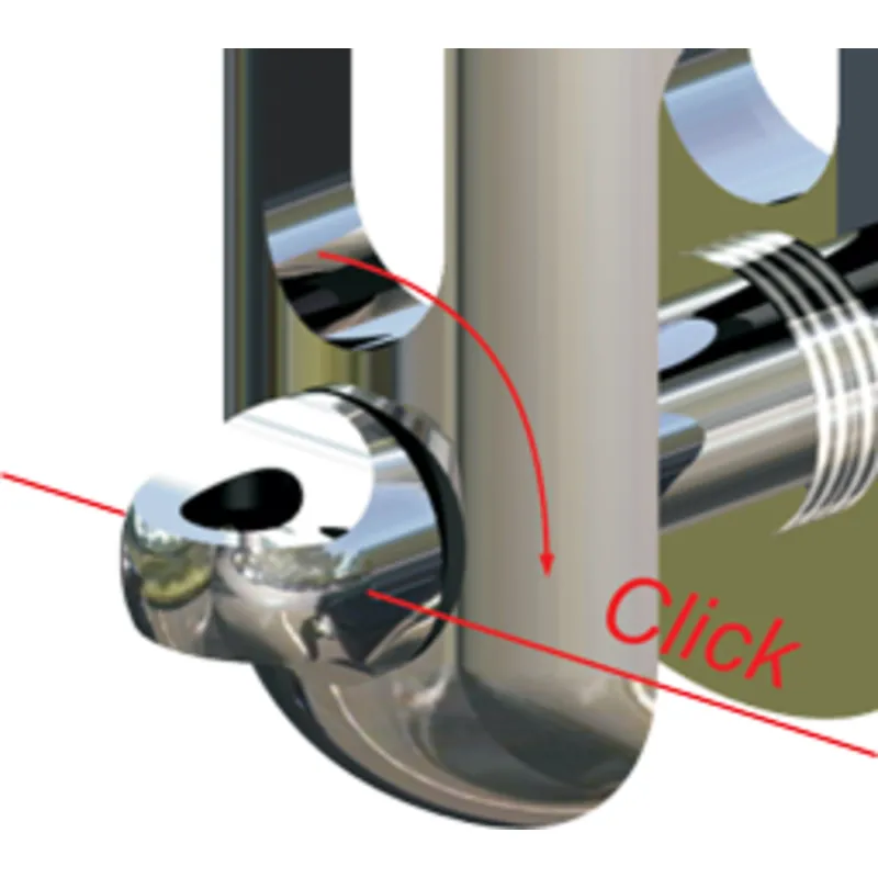 Antal Niro 'Nitronic 50' Twin Halyard Blöcke, Leine Ø12-14mm, Arbeitslast 3500kg