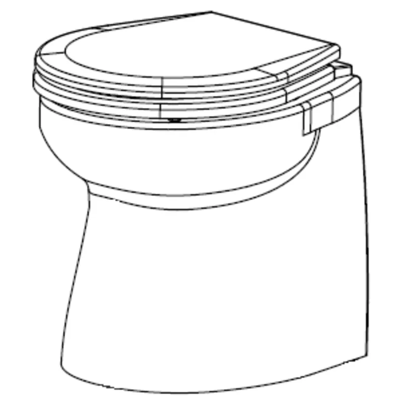 Johnson Pump Soft-Close Sitz/Deckel für Silent-Premium Comfort