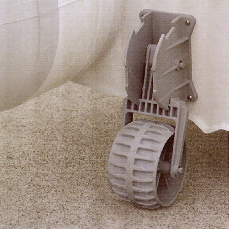 Kunststoff Transporträdersatz für Schlauchboot, Max. 100kg (Klappbar)