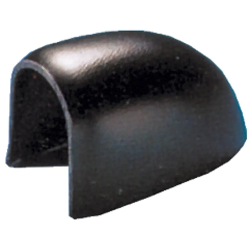 Plastik Endstück für Scheuerleiste 'Radial 52 und 65', Schwarz