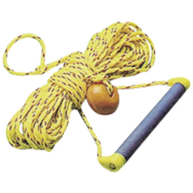 Polypropylen Wasserskileine mit Schwimmer, 1 Aluminiumgriff mit Kunststoffverkleidung