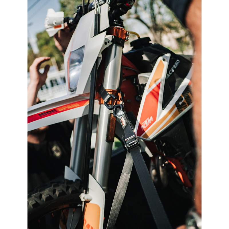 Speedstrap 25 mm Cam-Lock Kit, Spanngurt, S-Haken und Schlaufe, 300 cm, schwarz