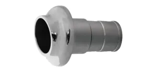 allpa Niro Borddurchlass für Auspuff mit Gummi Klappe