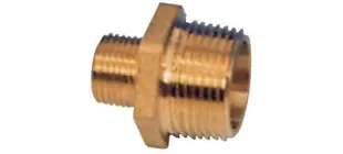 allpa Messing Reduzierstückes