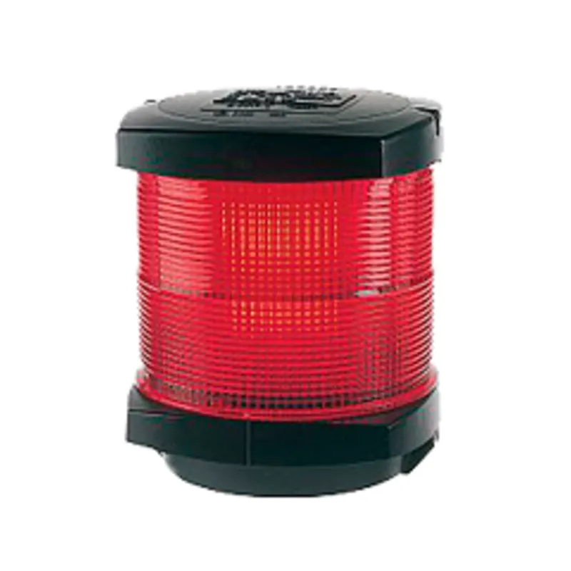 Hella Serie 2984 Signallaterne, 12v/25w, 360°, Bsh-2nm, Ip55, Schwarzes Gehäuse mit Rote Linse