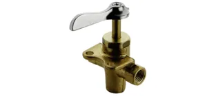 Drei-Wegehahn Messing