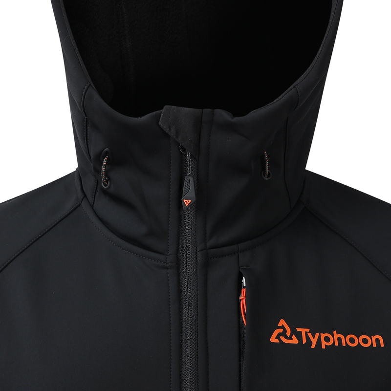 Typhoon Softshell Jacke 2.0 Gr.XXL- Schwarz/Orange