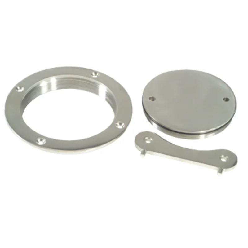 Niro Deckplatte 4" (102mm) Inkl. Schlüssel