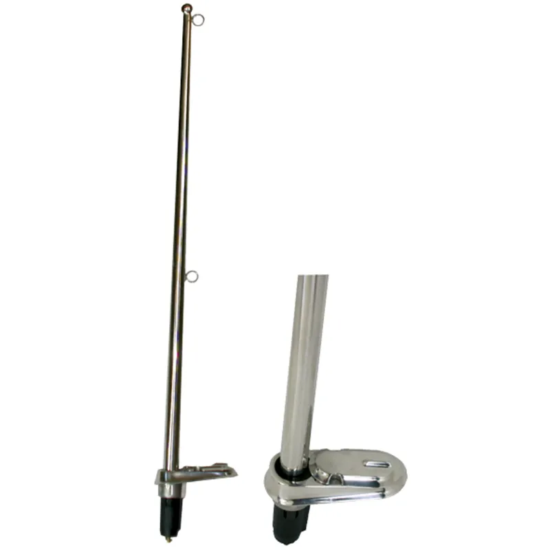 Niro Flaggenstock, Abnehmbar mit Abschließbarem Halter