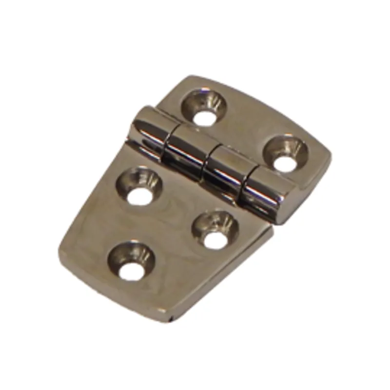 Niro Gegossenes Scharnier, 57x38mm, H=4mm, Stift Ø9mm