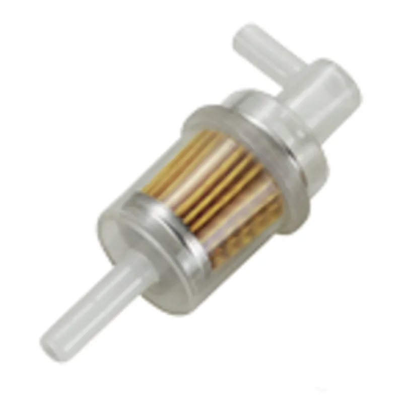 In-Line Filter Benzin für Motoren Bis 2000cc, Rechtwinklig, Schlauch Ø6-8mm