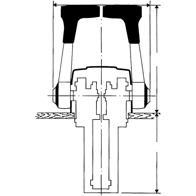 Seastar Einhebel-Fernbedienung A80, Toppmontage, Standard