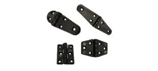 allpa Nylon Scharniere, schwarz