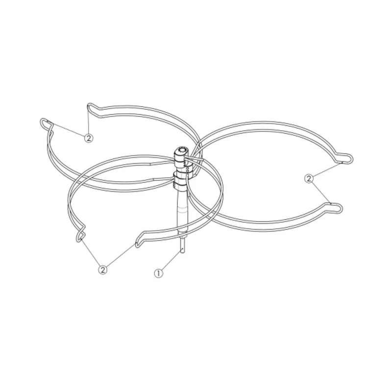 Topfhalter für 3 Brenner