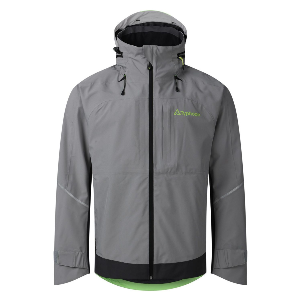 Typhoon Performance Coastal Jacke Grau/Grün Gr. XXL