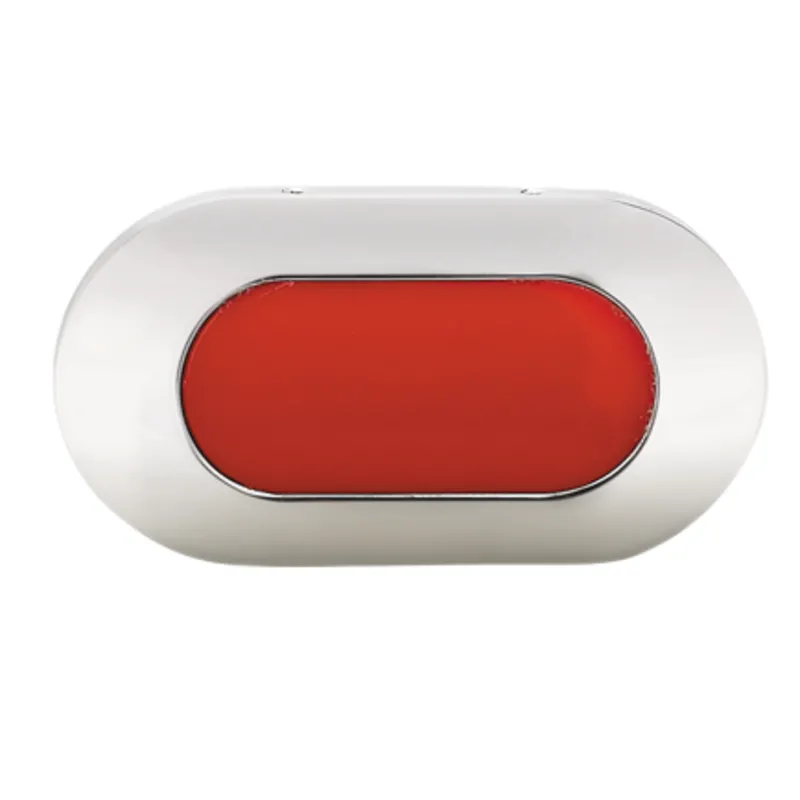 Led Orientierungsleuchte, Kunststoff, Einbau, 12v/0,8w, Led 4x 0,2w, 73x38mm, Rot