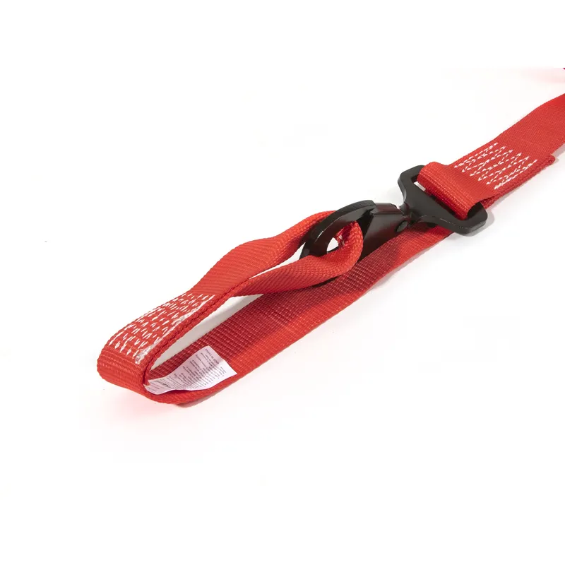 Speedstrap 38 mm Spannband mit Haken und Schlaufe, 300 cm, rot, (2er- Pack)