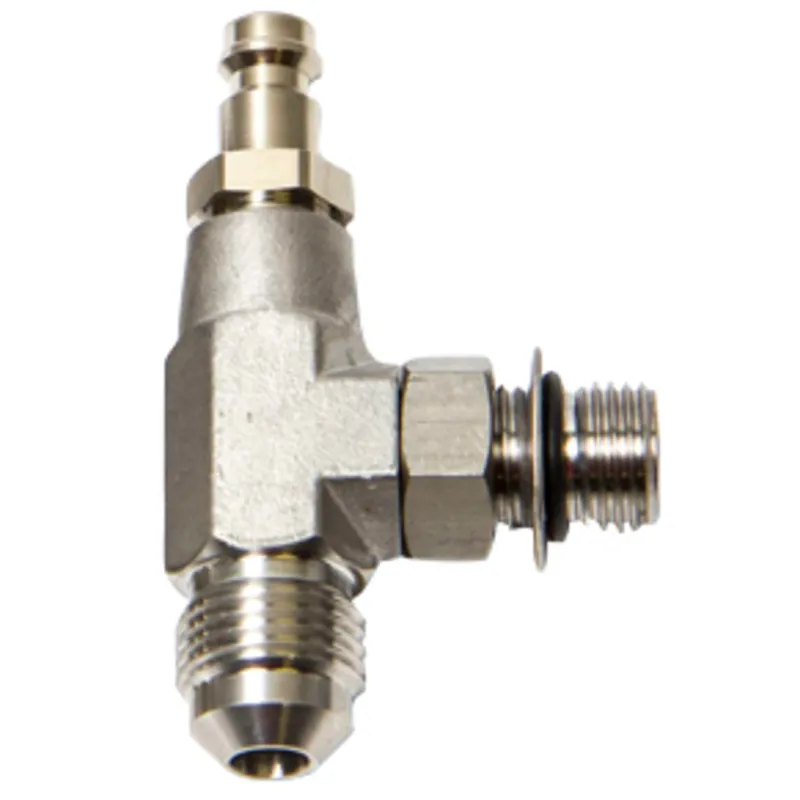 Seastar Hynautic Bleeder Tee For Use With 5/16" Or 3/8" Hose (2 Pro Kit)