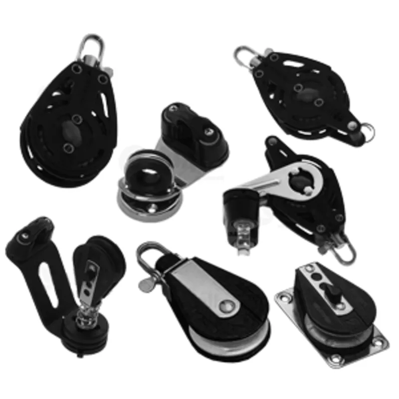 Aluminium Einscheibenblock Kugelgelagerter Ratschenblock (mit Unterbügel) 10mm