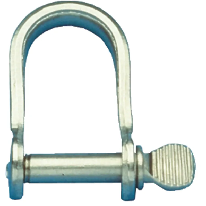 Niro Schäkel, Ø4mm, B=12mm, H=24mm (Bruchlast 550kg)