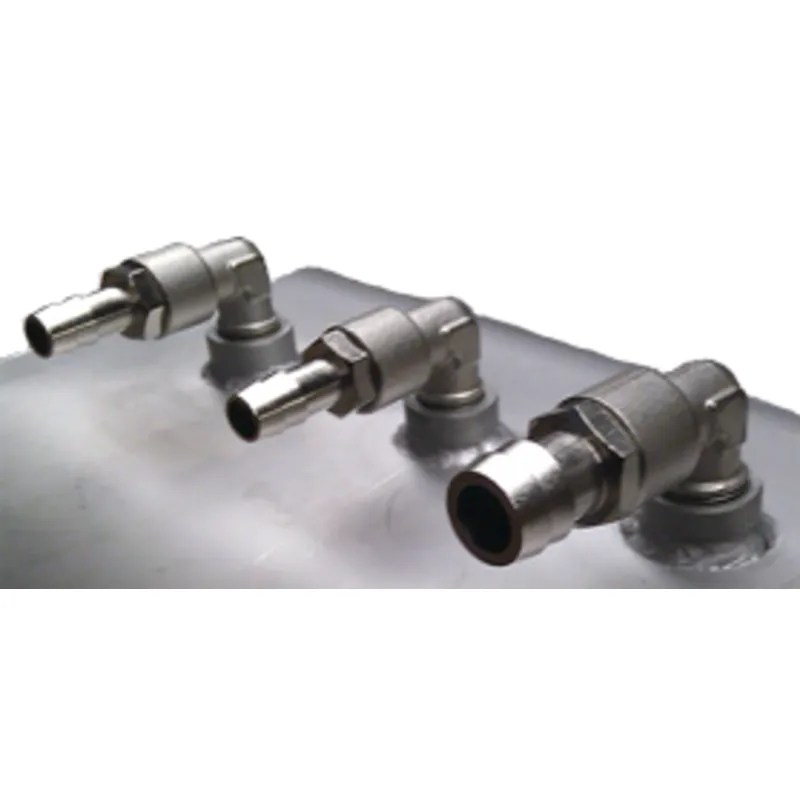 Kraftstofftank Niro 50l, 700x200x350mm mit Geschweißte Fittings