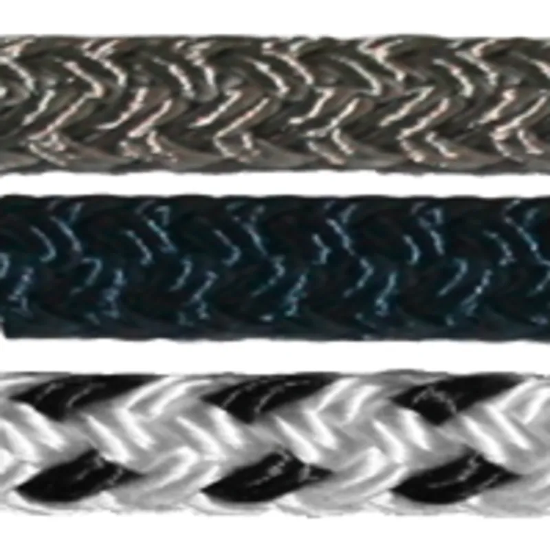 Allcord-16, 16-Fach Geflochtenes Polyester, Ø16mm, Schwarz, Haspel 100m