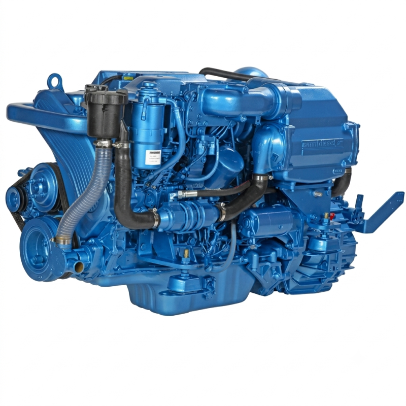 Nanni marine diesel engine 6.420 TDI weißh ZF Hurth reversing gear ZF63AR=2.50:1