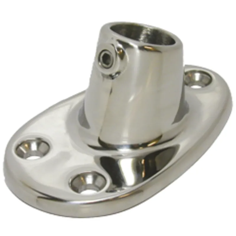 Niro Flaggenstockhalter, Ø19mm